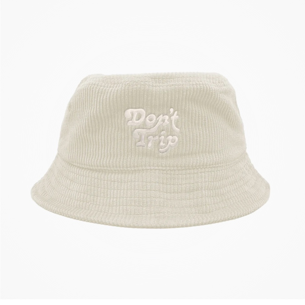 Free & Easy Don't Trip Corduroy Bucket Hat